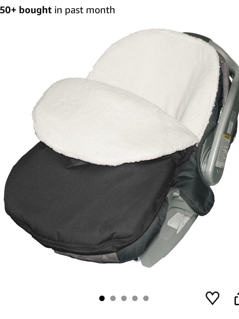 Brand New infant car seat cuddle bag